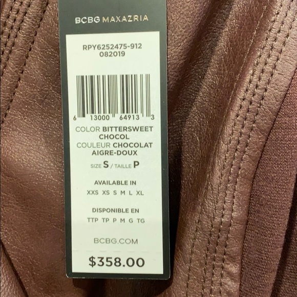 BCBGMaxAzria leather mini dress - Picture 10 of 10